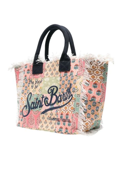 Borsa Mc2 Saint Barth Vanity jondal patch canvas frange MC2 SAINT BARTH | Borse | VANITY01250H5